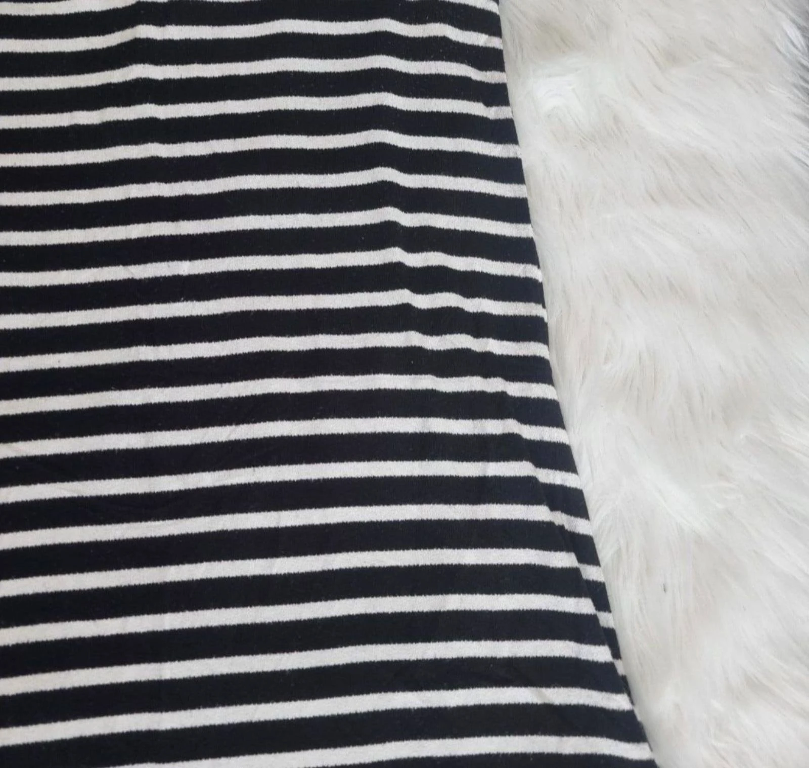 ONLY Robe d'été rayée noir/blanc avec dos à bretelles (Taille M) – photo 4